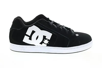 DC Net 302361-BLW Mens Black Suede Lace Up Skate Inspired Sneakers Shoes • $59.99