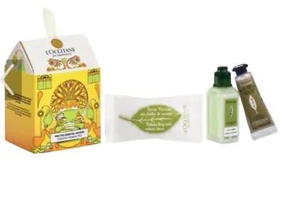 L’Occitane Verbena Soap Verveine Lotion Hand Cream 3pc Set Ornament Free Ship • $15.19