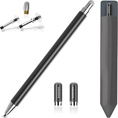 Stylus Pen For Touch Screen Tablet IPad IPhone Android High Sensitivity - Black • £4.99