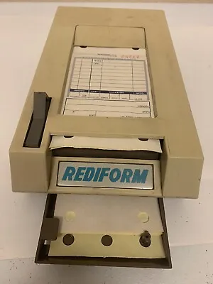 Rediform TICKET DISPENSER Order Form MACHINE VINTAGE MAN CAVE SHOP RARE Works • $29