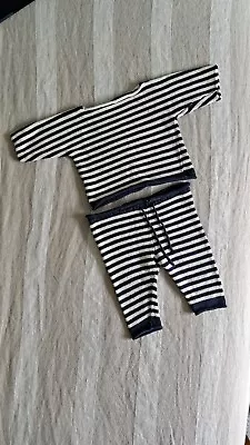 3-6 Months 2 Pieces Woven Suite 100% Cotton Hand Made In Britain Great Condition • £15