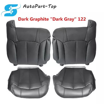 For 1999-2002 Chevy Silverado 1500 2500 LT LS Front Both Side Seat Cover Dk Gray • $101.19