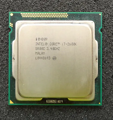 £44.99 • Buy Intel I7 SR00C I7-2600K 3.40GHz 8M Cache Socket 1155 Quad Core Processor / CPU