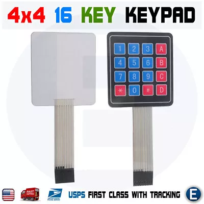 1pcs 4x4 16 Key Keypad Membrane Switch Matrix Array Keyboard Arduino RaspberryPi • $1.85