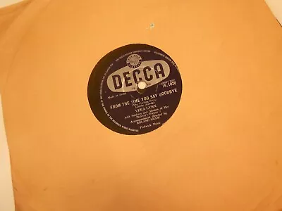 Vera Lynn W/soldiers Airmen From The Time You Say Goodbye/while You Danced Decca • $8.99