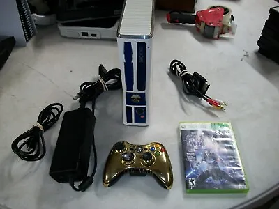 Star Wars Limited Edition Xbox 360 320GB R2D2 Controller Power HDMI TESTED! • $220