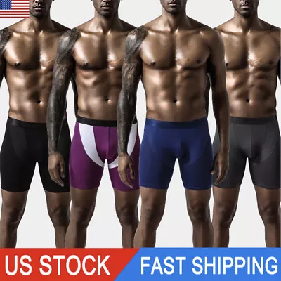 Stretchy Mens Casual Boxer Shorts Trunks Comfort Fit Underwear Underpants Briefs • $20.79