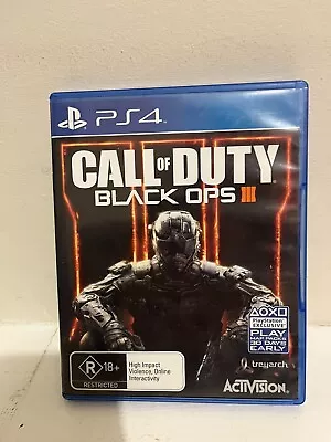 Call Of Duty Black Ops 3 III Ps4 Sony PlayStation 4 AU • $15.99