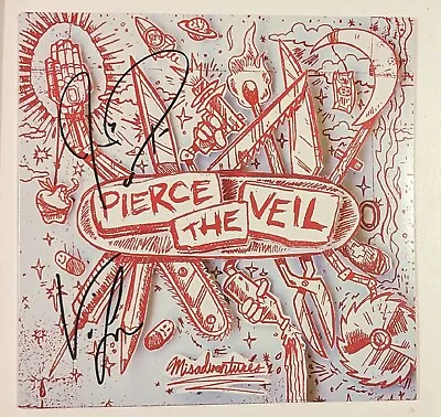 Pierce The Veil Signed Autographed Misadventures White Vinyl Record Vic Fuentes • $450