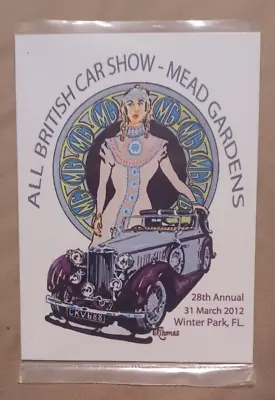 28th MG Annual All British Car Show Mead Gardens Winter Park Car Club Car Badge • $7.28