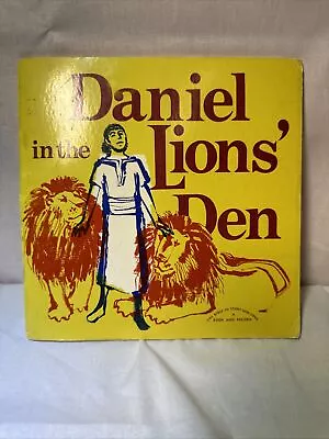 1973 Book On Record Daniel In The Lions Den Bible In Story And Song Collectible  • $9.97