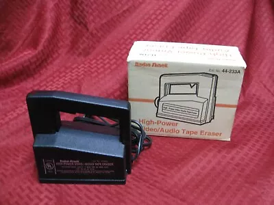 New Realistic 44-233A Magnetic Tape Audio/Video Bulk Demagnetizer Media Eraser • $64.99