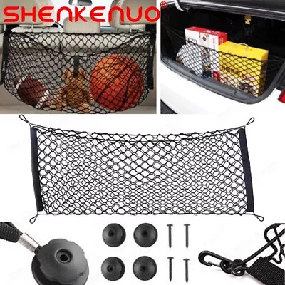 1 X Fixed Cargo Double Elastic Net Bag 110cmx 50cm For Toyota RAV4 1996-2018 • $12.51