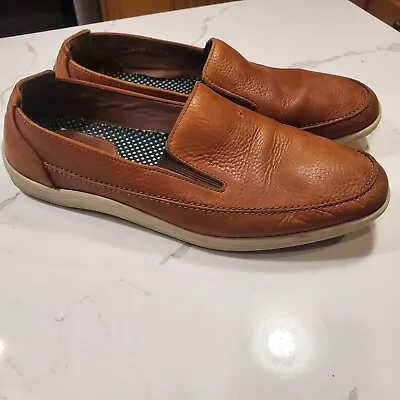 SAS Leather Loafer Mens Sandstone Weekender Slip On Comfort Fashion Sneaker 12 • $62