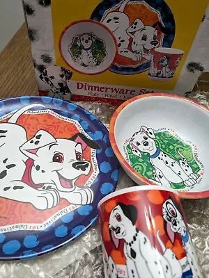 Disney Vintage 101 Dalmatians 3 Piece Child's Dinnerware Set • $22.99