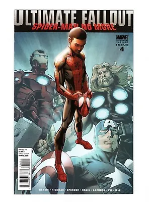 Ultimate Fallout #4 VF 8.0 2nd Second Print 1st Miles Morales • £53.83