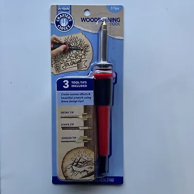 Woodburning Tool Arts & Crafts With Bonus 8pcs Wood Tags • $12.21