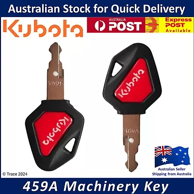 Kubota 459A Key - Excavator Backhoe Skid Steer Loader Ignition Key (RC461-53930) • $6.95