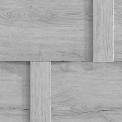 Debona Harrow Weave Wood Panel 3D Effect Wallpaper - Soft Grey 6739 • £8.65