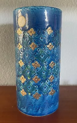 Botossi For Berkeley House Blue 24K Gold Ceramic Art Pottery Mid-century Vase • $275