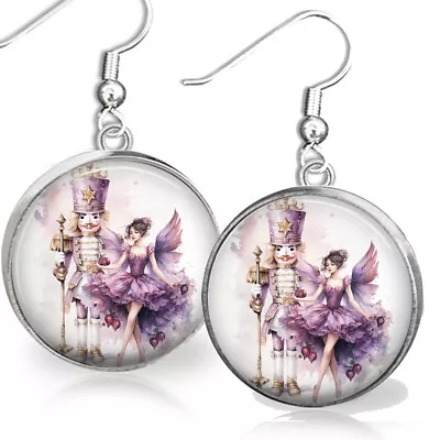 Nutcracker Ballet Sugar Plum Fairy Earrings Performance Keepsake Holiday Jewelry • $13.95