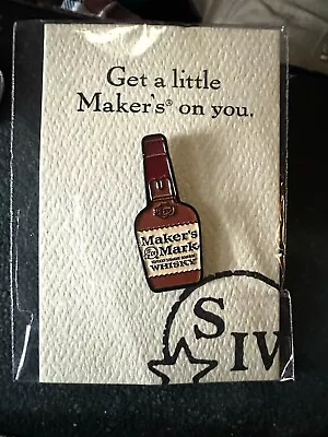 Maker's Mark Bourbon Whisky Pin Kentucky Straight Bourbon Souvenir • $9