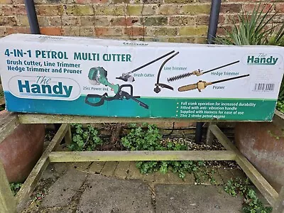 The Handy 4 In 1 Petrol Multi Tool - Hedge Strimmer Pruner  Brush Cutter • £80