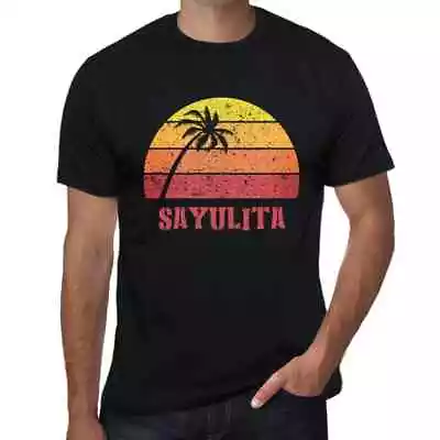 Men's Graphic T-Shirt Palm Beach Sunset In Sayulita Eco-Friendly Limited • $37.39