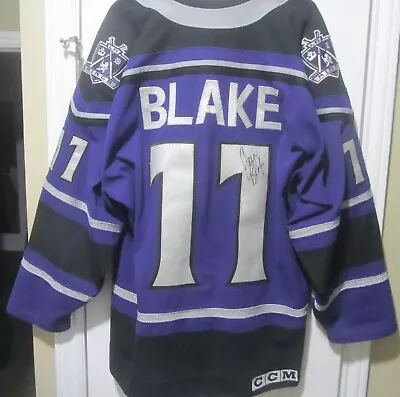 LA LOS ANGELES KINGS Jason Blake #11 Game Used Autographed Jersey • $299.95