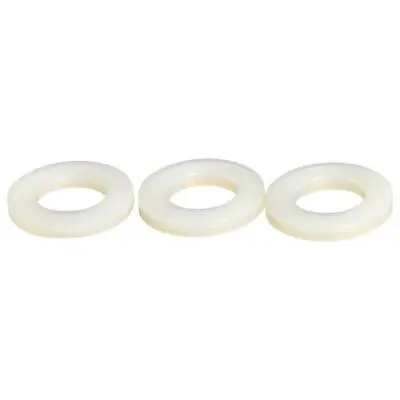 M2 M2.5 M3 M4 M5 M6 M8 M10 M12 White Nylon Flat Form A Washers Plastic Washer • £2.75