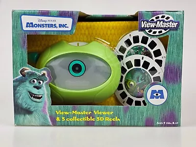 Monsters Inc. Green Eye Mike Viewer & Reels Gift Box Set 2002 74169 View-Master • $50.96