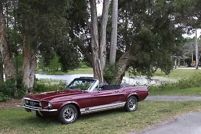 1967 Ford Mustang 67 Mustang  Convertible GT Package 289 Auto PS PB DB PT AC • $27600
