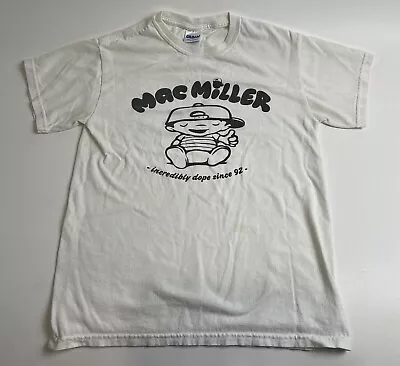 2011 Mac Miller Thumbs Up T-Shirt Size Small Incredibly Dope Blue Slide Tour • $44.95