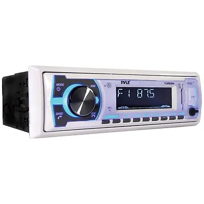 $51.62 • Buy Bluetooth Boat Marine Stereo System USB SD MP3 LCD Radio Receiver AM FM White