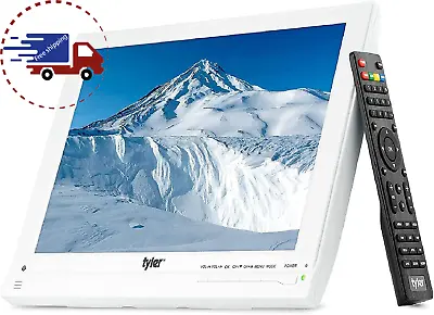 Tyler 13.3” Portable TV LCD Monitor 1080P Rechargeable Lithium Battery Operated • $142.08