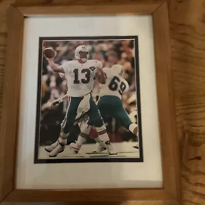 Dan Marino Dolphins Signed Framed & Double Matted 8 X10 Photo Mounted Memories • $47