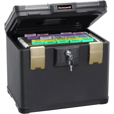 $49.99 • Buy Waterproof Fireproof Lock Key Safe Box Chest Case Jewelry Money File Protection