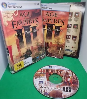 MINT DISC Age Of Empires III - The Asian Dynasties *Expansion Pack* PC Game  • $9.28