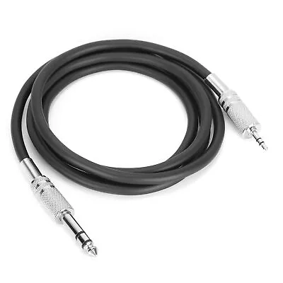  Cable 3.5mm 1/8 Inch Male To 6.35mm 1/4 Inch Male TRS Stereo Ada GDS • £9.66