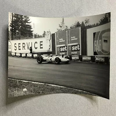 Vintage Grand Prix Racing Car Photo Photograph Print - Innes Ireland SPA Belgium • £38.54