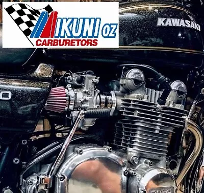 $1089.97 • Buy Kawasaki KZ900 & Early KZ1000, Mikuni RS 34 Smoothbore Carbs, Mounts & Filters