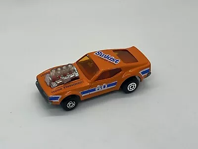 MATCHBOX SUPERFAST NO. 60-d PISTON POPPER MUSTANG “SUNKIST-GOOD VIBRATIONS” 1973 • $17