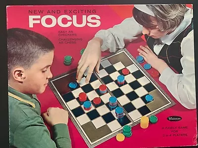 Sid Sackson's Focus Board Game Vintage By Whitman - 1965 - Complete. Excellent • $13.95