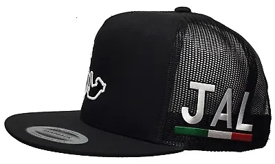 Jalisco Mexico Jaripeo Hat  2 Logos  Black Mesh Trucker Snapback • $25
