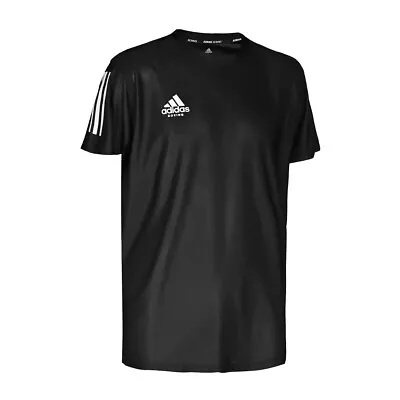 £18.99 • Buy Adidas Tech Boxing T-Shirt Lightweight Mesh Tee Black White Gym Stretchable