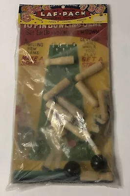 $13.45 • Buy Vintage 1960’s Laf-Pak Japan Bowling Game Toy Original Package Unopened