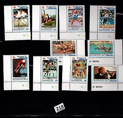 # St. Vincent - Mnh - Specimen - Sports - Olympics - Cycling  • $0.01