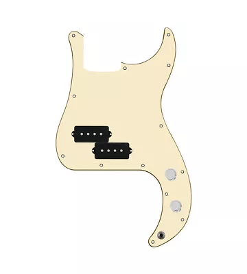 Precision Bass Cream Loaded Pickguard With Hot Drive Pickups By 920D • $219.99