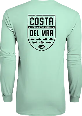 40% Off Costa Del Mar Species Shield Long Sleeve Tee | Chill Green | Free Ship • $15.95