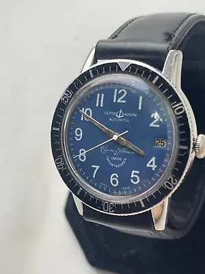 Vintage Ulysse Nardin Cuervo Y Sobrinos Habana Diver Automatic Blue Dial 1950 • $530